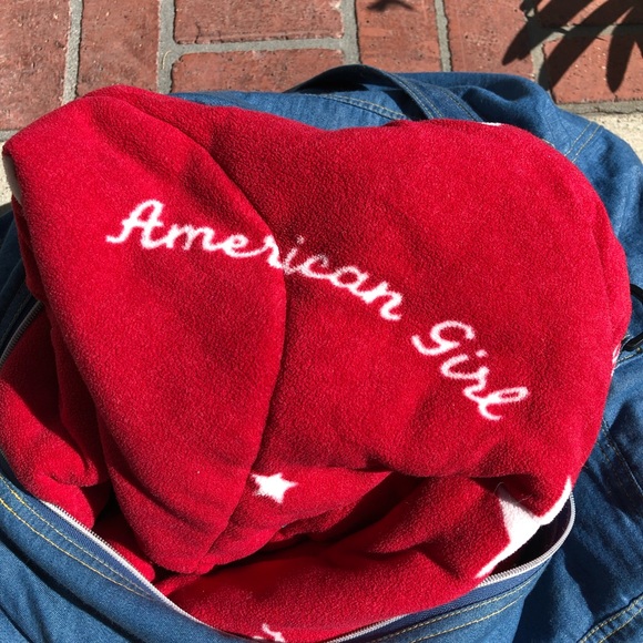 AMERICAN GIRL DENIM SLEEPING BAG